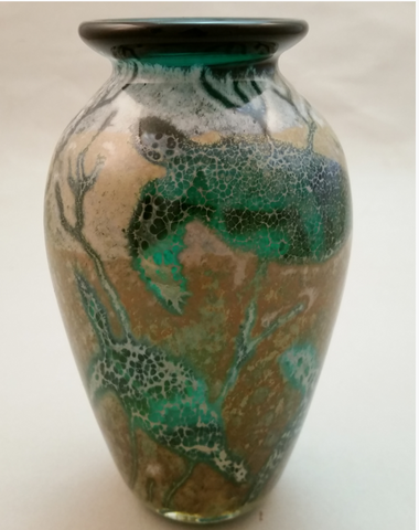 Green Turtle Vase
