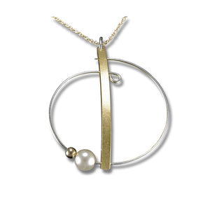 Circle with Pearl Necklace