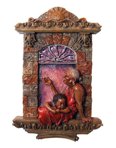 "Caregiver/Grandmother"  Window Sculpture