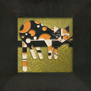 "Limp on a Limb" Ebony Framed Tile