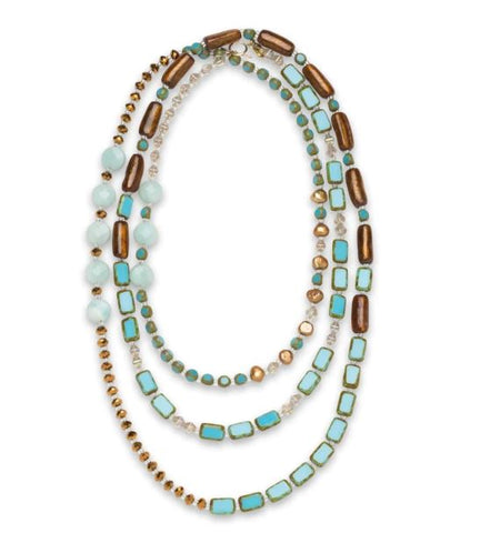 Desert Sky Glass Necklace