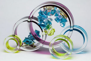 "Diamond in the Sky" Glass Sculpture