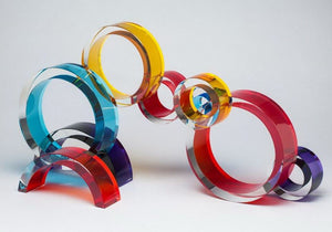 "Double Trouble" Glass Sculpture