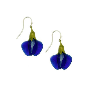 False Indigo Earrings