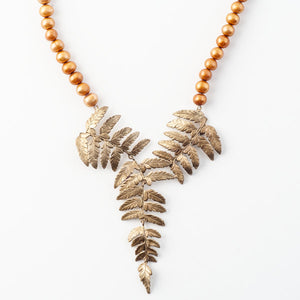 Fern & Pearl Necklace