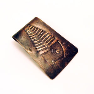 Fossil Fish Money Clip