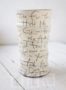 "Gratitude" Vase