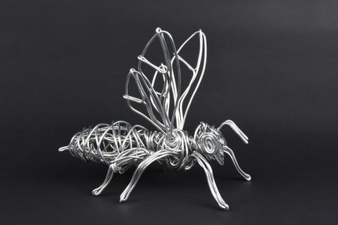 Giraffe 16-inch Aluminum Wire Sculpture by Devin Mack of Drawn Metal  Studios, Handmade in the USA