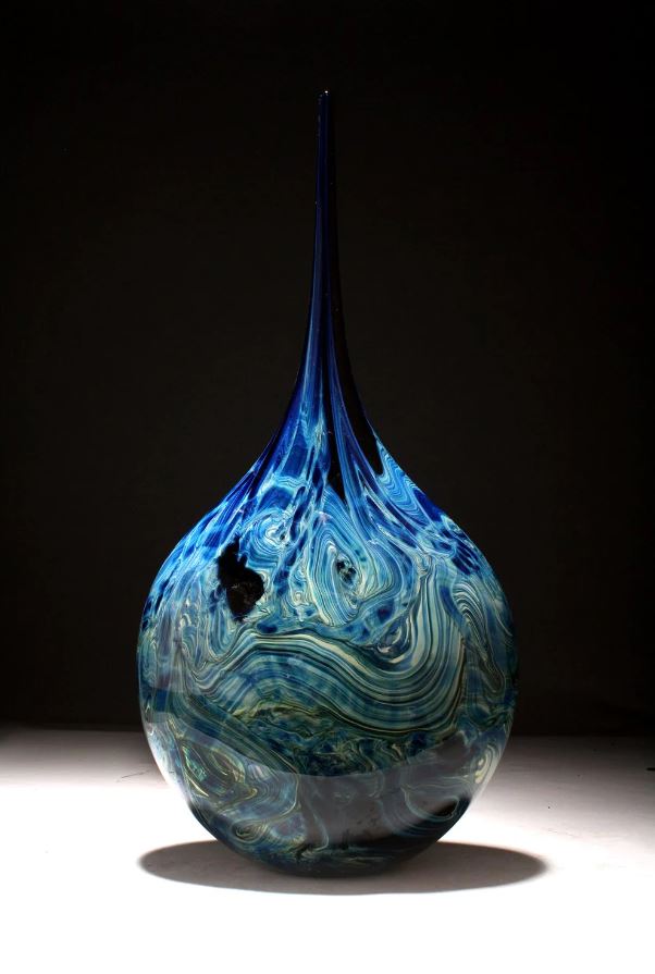 Jupiter Cobalt Teardrop Vase
