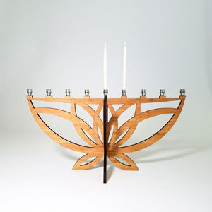 Mini Lotus Flower Menorah