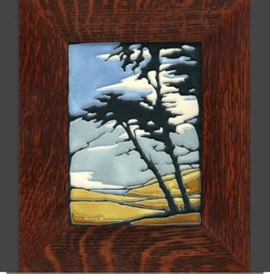 "Montana de Oro" Framed Tile