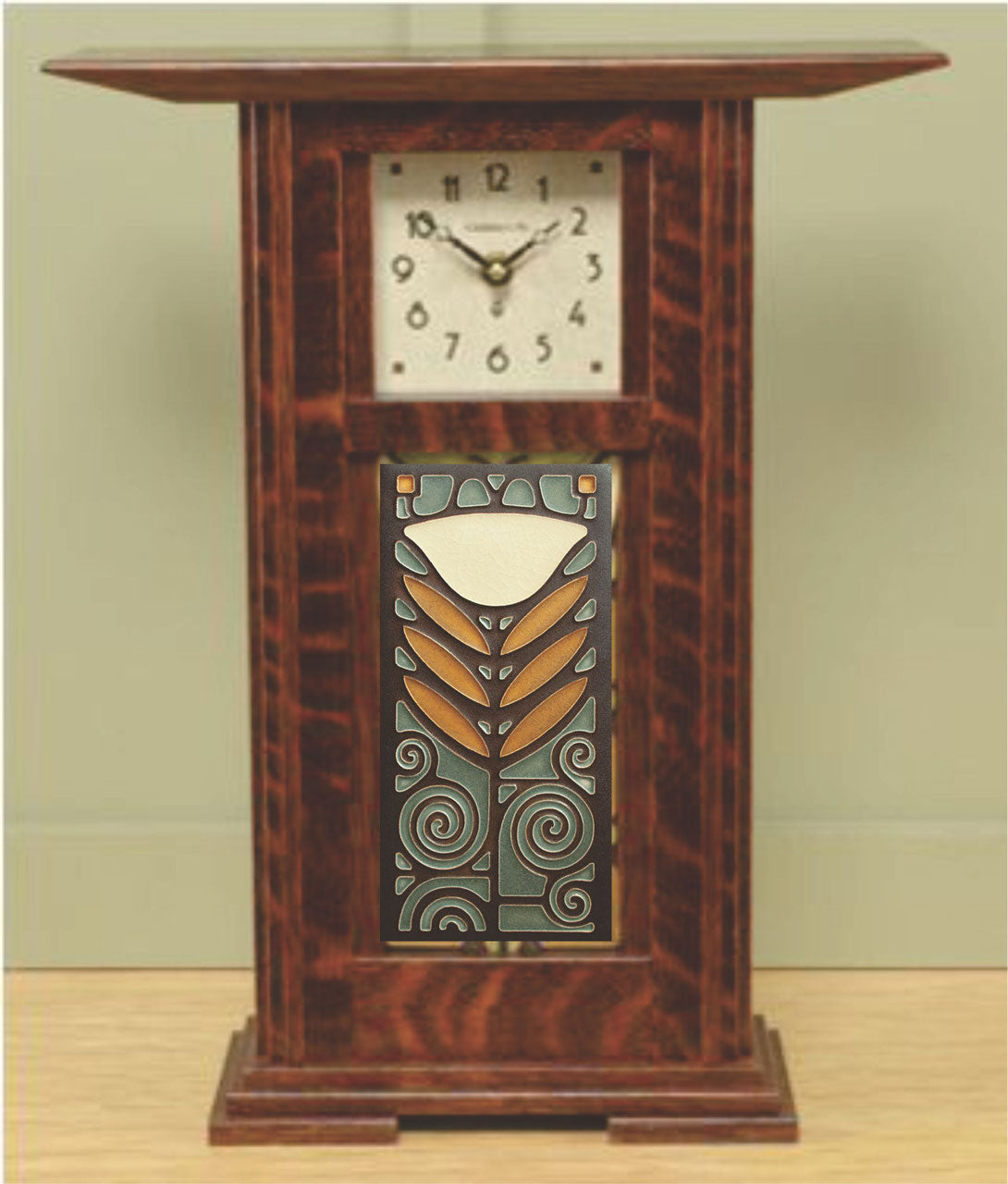 Prairie Style Sunflower Clock