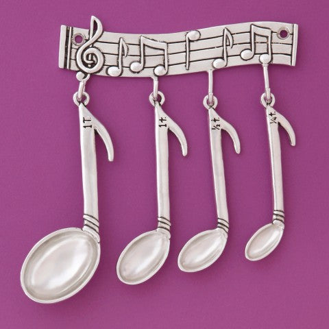 Ganz 4 -Piece Metal Measuring Spoon Set