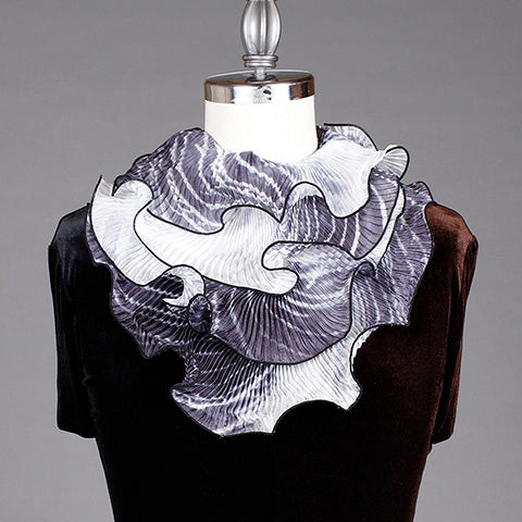 Large Silk Scarf - outlets Shibori