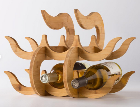 "Wave" Wine Rack