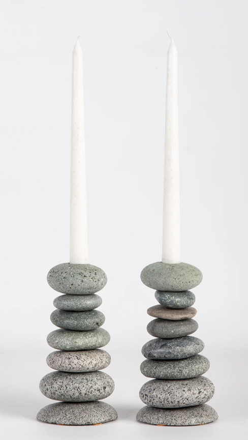 Cairn Rock Candlesticks| Funky Rock Designs | MyAmericanCrafts – My ...