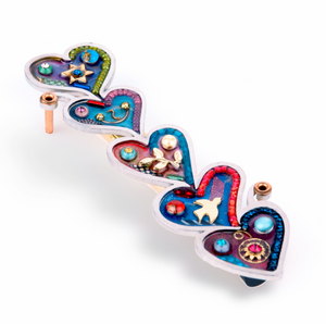 Pillar of Hearts Mezuzah
