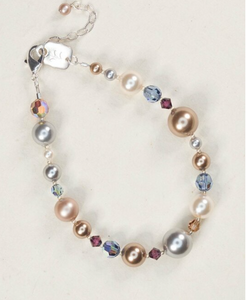 Cafe-Au-Lait Classic Pearl Bracelet