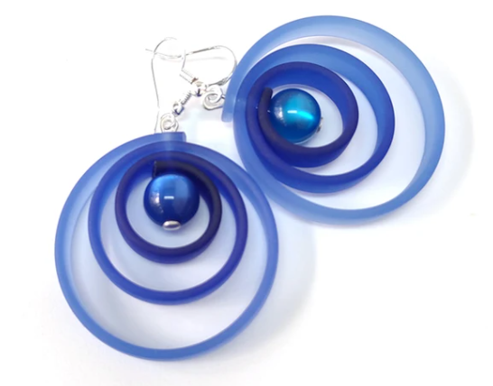 Blue Sky Orchidee Earrings