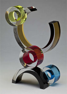 "Moonlight" Glass Sculpture