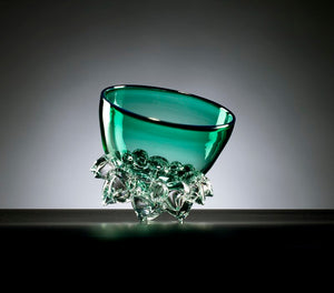 Emerald Green Thorn Vessel