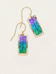 Teal & Purple Eden Earrings