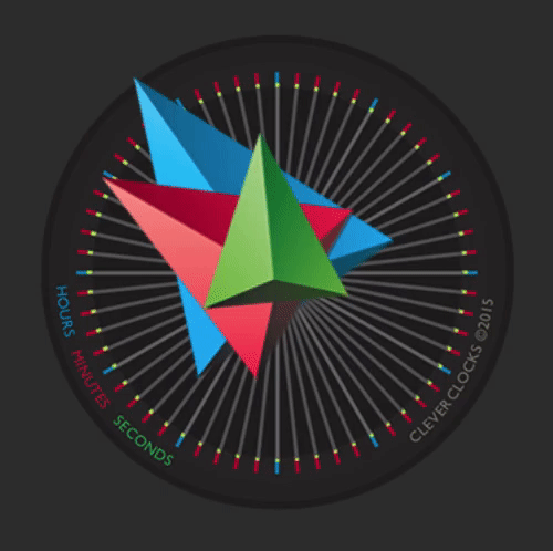 Triangle  Clock