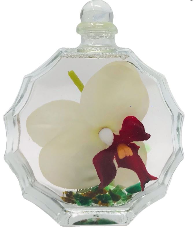 White Orchid Sunburst Oil Candle