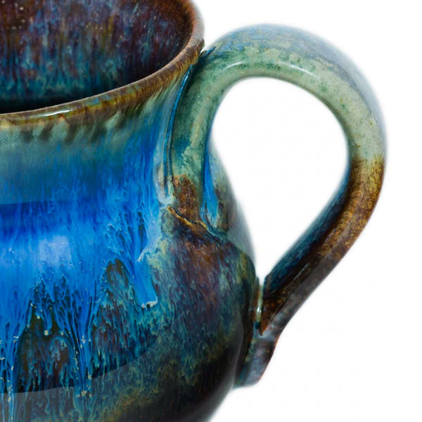 Amber Blue Round Mug