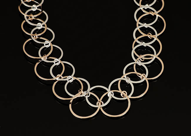 Overlapping Circles Necklace