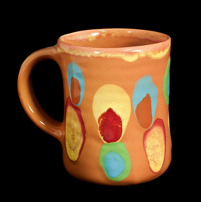 Orange Saturn Mug
