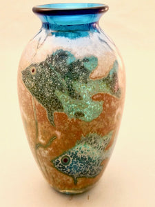 Aqua Fish Vase