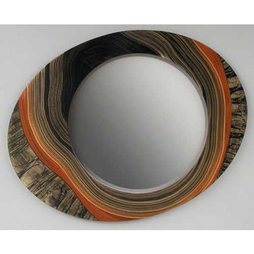 Painted Asymmetrical Mirror | Grant Noren | MyAmericanCrafts – My