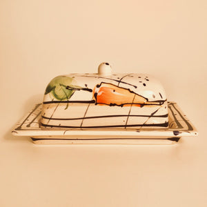 Butter Dish with Carrots
