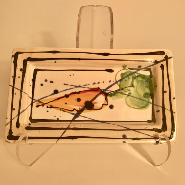 Butter Dish with Carrots