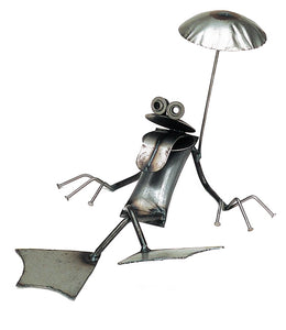 Lazy Frog Sculpture