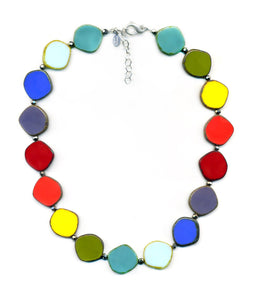 Rainbow Circle Necklace