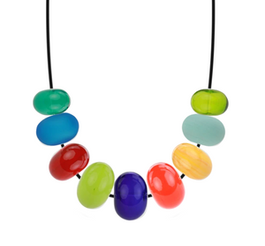 Multi Bubble Bead Necklace