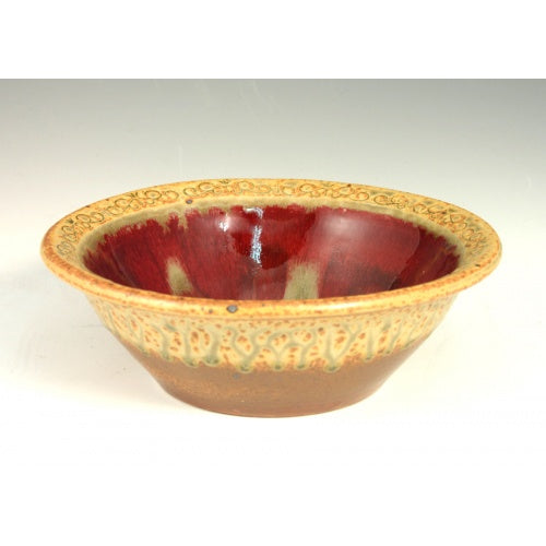 Red Cereal Bowl