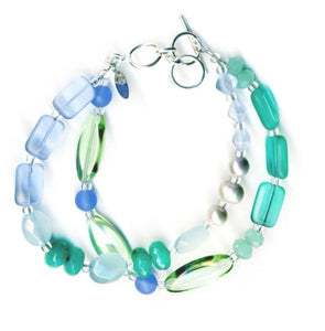 Seaglass Medley Glass Bracelet