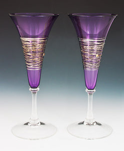Silverspun Purple Flutes