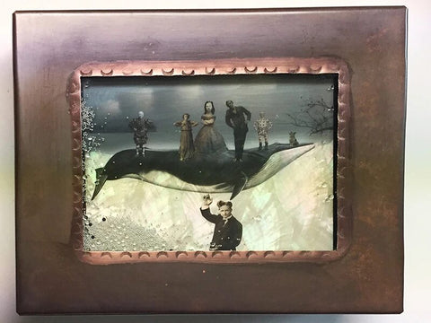 "Whale  Balance" Reliquary Box